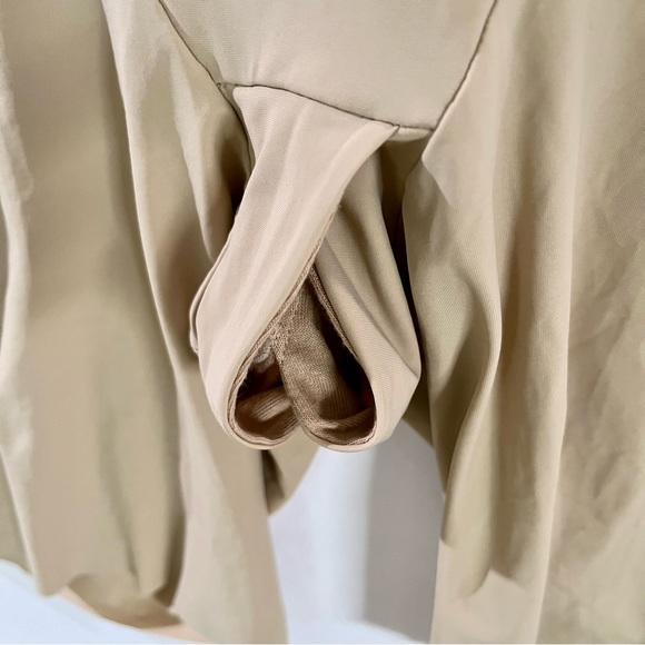 Maidenform Sleek Smoothers Open Bust Long Leg Nude Body Shaper 2556 Like New - Picture 10 of 11